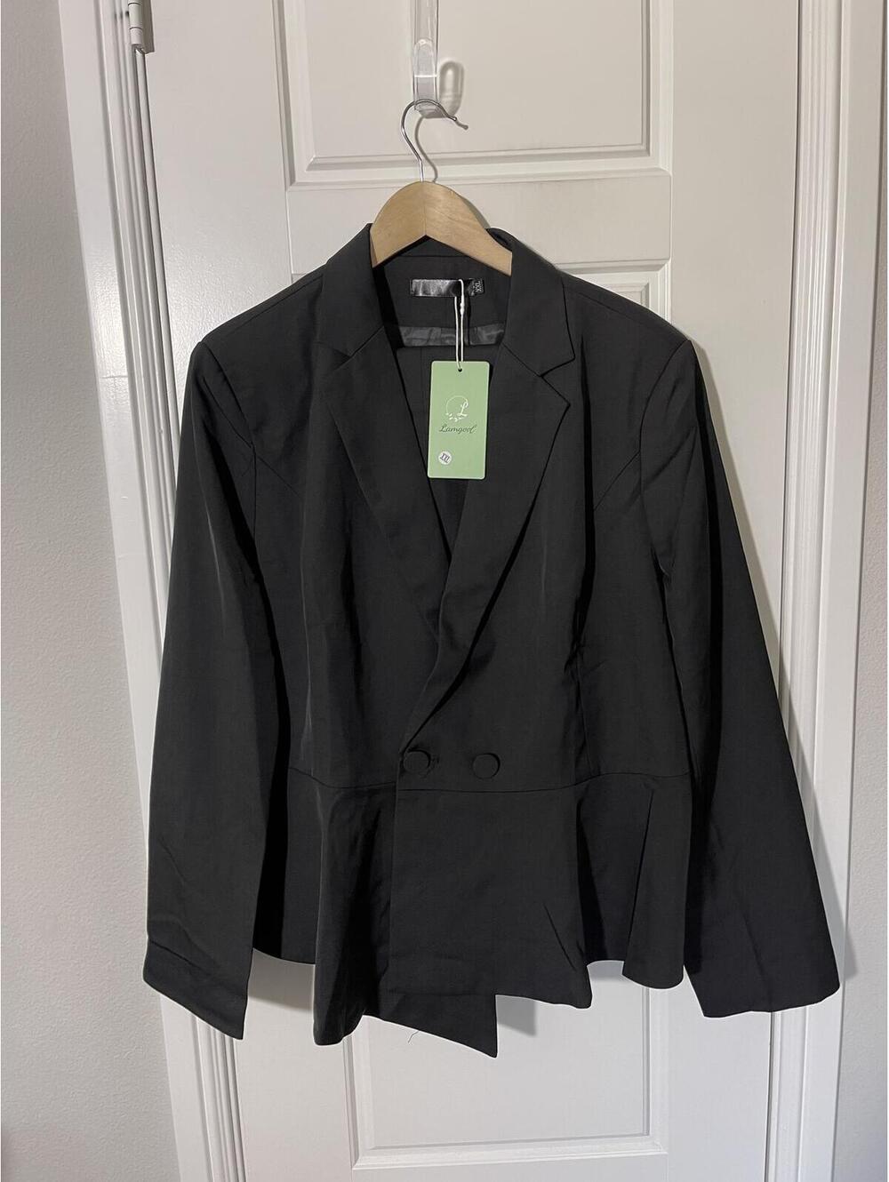 Women’s Pant Suits Size 2XL Black 2 Pieces W240